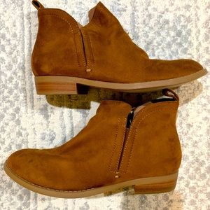 Suede Brown Booties
